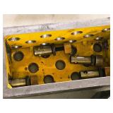 Lot of (2) Build Pro 8" Riser Blocks with (4) Ball Lock Bolts