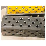 Lot of (2 ) Build Pro 12" Riser Blocks with (4) Ball Lock Bolts