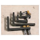 Alignment Tools 4"x1"x6" (x2), Alignment Tools 3"x1"x2" (x2), Ball Lock Bolts (x4)