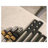 Welding Table Accessories 10"x1"x1/2" (x2), Welding Table Accessories 8"x1"x1/2" (x2), Welding Table Accessories 6"x1"x1/2" (x2), Lock Ball Bolts (x4)