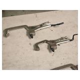 Lot of (2) Locking Clamp Pliers