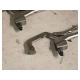 Lot of (2) Locking Clamp Pliers