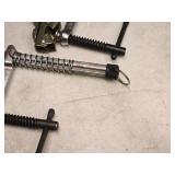 Lot of (2) Welding Table Mag Spring Sliding Arm Clamps