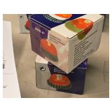 Lot of (2) 4" Crimped Wire Cup Brush