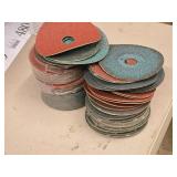 Lot of  Keen Abrasives 4 1/2" Sanding Discs (assorted)