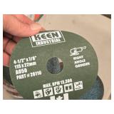 Lot of  Keen Abrasives 4 1/2" Sanding Discs (assorted)
