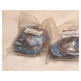 Lot of (2 Bags / 25 and 50 count / 75 Total) Keen Abrasives 40-grit and 150-grit Grit Sanding Disc | Mini Cloth