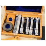Mitutoyo Holtest 3 Point Micrometer Set with Wooden Case