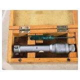 Mitutoyo Holtest 3 Point Internal Micrometer Set with Wooden Case
