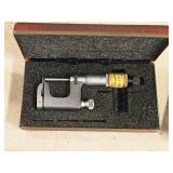 L.S. Starrett Interchangeable Anvil Micrometer with Case