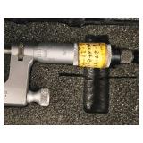 L.S. Starrett Interchangeable Anvil Micrometer with Case