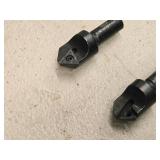 Lot of (2) Shars Milling Machine Countersink Cutters 1/4"x3/4"x1/2"