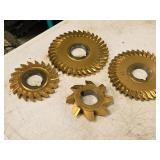 Lot of (4) Side Milling Cutters