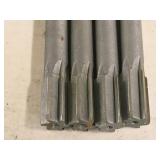 Lot of (4) 5/8" Carbide Tipped Straight Shank Chucking Reamers