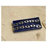 Lot of (10) Carbide Inserts