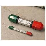 Lot of (2) GO / NO-GO Gages 0.251-0.500, 0.011-0.060