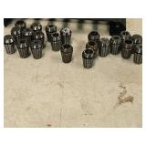 Lot of (21) Collets