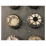Lot of (23) Collets with Collet Holder