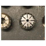 Lot of (23) Collets with Collet Holder