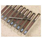 Lot of (9) 6-32 Taps (in original packaging)