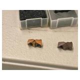 Lot of (2) 19.5mm Carbide Drill Tip Inserts