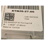 Lot of (3) Carbide Drill Tip Inserts