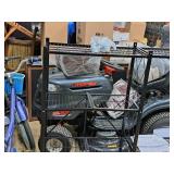 Origami Shelving Unit | Fold-Up | 4-Tier with (2) Extender Shelves and 2" Caster Wheels