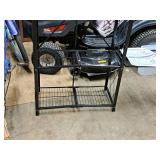 Origami Shelving Unit | Fold-Up | 4-Tier with (2) Extender Shelves and 2" Caster Wheels