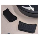 Diamond Ceramic Non-Stick Cast Iron 4.5-qt Braiser with Glass Lid and Silicone Handles - Kitchen HQ (in original packaging)