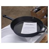 12" Cast Iron Skillet - Kitchen HQ (in original packaging)