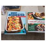Lot of (2) - Taste of Home Most Requested Weeknight Favorites, The Complete Small Plates Cookbook Cookbooks