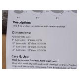 Cella Kitchen Turntable with Liner Set 4-piece (in original packaging)