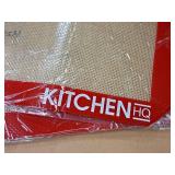 Lot of (4) Kitchen HQ Silicone Baking Mats 11-1/2"x16-1/2" (Red Edge) (in original packaging)