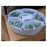 Improvements Serving Tray / Turntable Set of 7 Melamine (in original packaging)