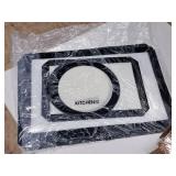 Kitchen HQ Silicone Baking Mats 5-piece (Black Edge) (in original packaging)