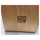 Miracle Blade Wooden Knife Block (in original packaging)