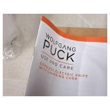 Wolfgang Puck Cordless Electric Knife (in original packaging) with Charging Cord