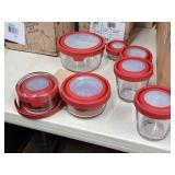Anchor Hocking® Glass Food Storage Set 11-piece (in original packaging)
