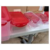 Lot of (10) Lock n Lock® Assorted Plastic Food Storage Containers (in original packaging)