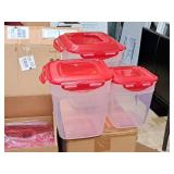 Lot of (3) Lock n Lock® Assorted Plastic Food Storage Containers (in original packaging)