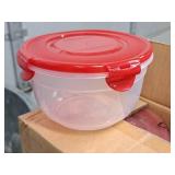 Lot of (6) Lock n Lock® Plastic Food Storage Container with Lid 3-1/2"x6" (in original packaging)