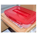 Lot of (2) Lock n Lock® Plastic Food Storage Container with Lid 9-1/2"x13-1/2"x2-1/2" (in original packaging)
