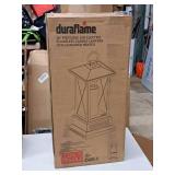 Duraflame® 28" Portable LED Electric Flameless Candle Lantern with Infrared Heater (in original packaging)