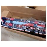 Lot of (5) Assorted 7.4-Gallon Microban Super Shopper Grocery Bags