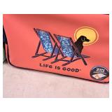 Life Is Good® 16 Can Zipperless Insulated Cooler Carry Bag (Orange) (in original packaging)