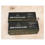 Lot of (2) Safety Vital Door Stopper Alarms (in original packaging)