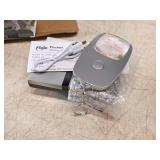 Lot of (2) Flipo® Pocket Zoom Rechargeable LED Mini Keychain Magnifier (in original packaging)