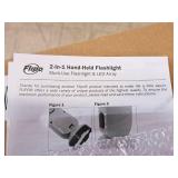 Lot of (2) Flipo® 2-In-1 Hand Held Flashlights - Multi-Use Flashlight & LED Array (in original packaging)