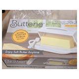 Lot of (2) Assorted Butter Dishes (in original packaging)