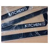 Lot of (4) Kitchen HQ Silicone Baking Mats 11-1/2"x16-1/2" (Black Edge) (in original packaging)